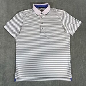 GREYSON Men's Medium Striped Golf Polo Shirt Tiburon Naples